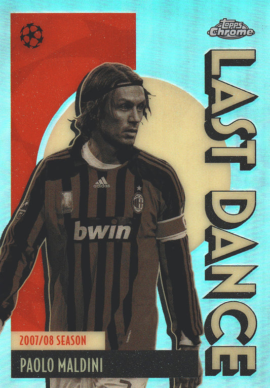 2025 Topps Chrome UCC Last Dance Paolo Maldini #LD-11 AC Milan