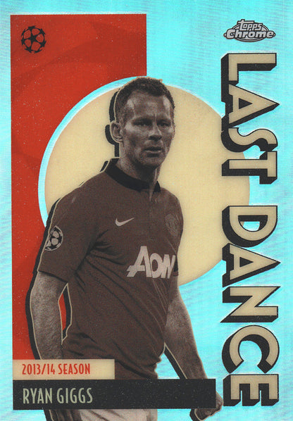 2025 Topps Chrome UCC Last Dance Ryan Giggs #LD-12 Manchester United