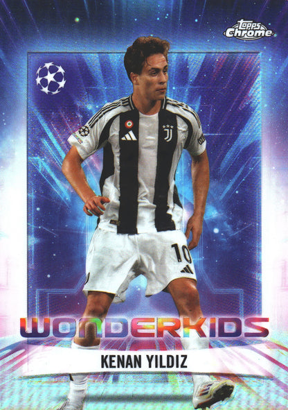 2024 Topps Chrome UCC Wonderkids Kenan Yıldız #WK-29 Juventus