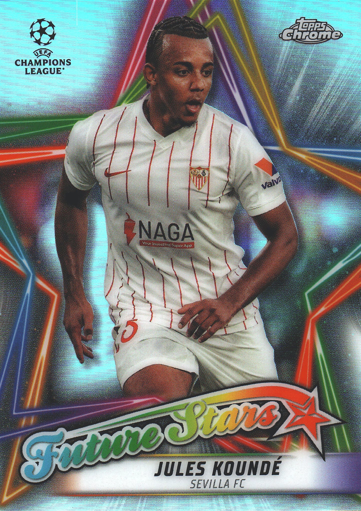 2021 Topps Chrome UCC Future Stars Jules Koundé #FS-10 Sevilla FC