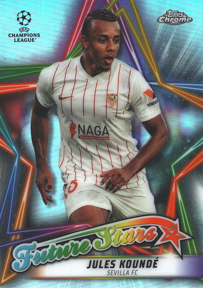 2021 Topps Chrome UCC Future Stars Jules Koundé #FS-10 Sevilla FC