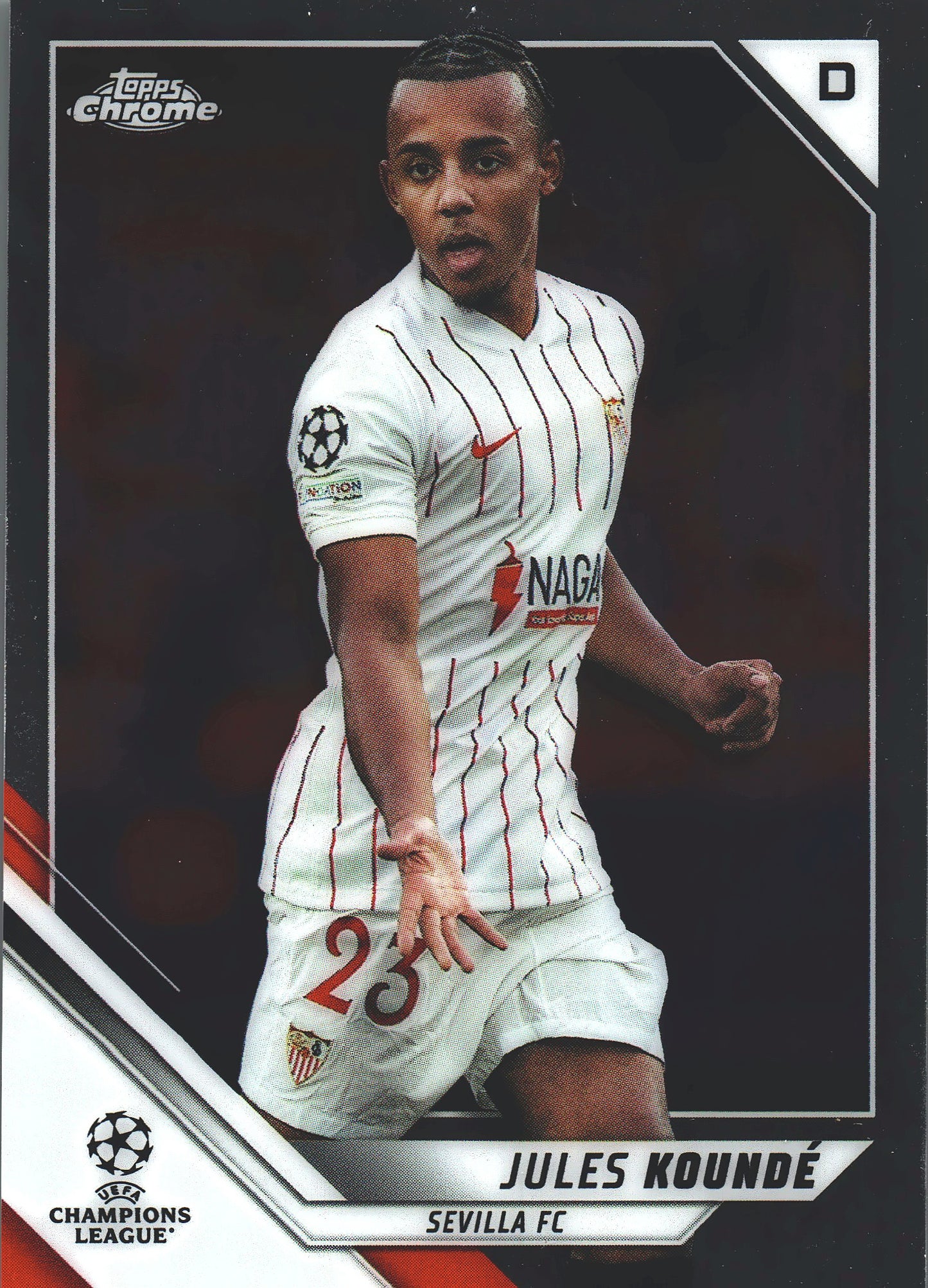 2021 Topps Chrome UCC Jules Koundé #121 Sevilla FC