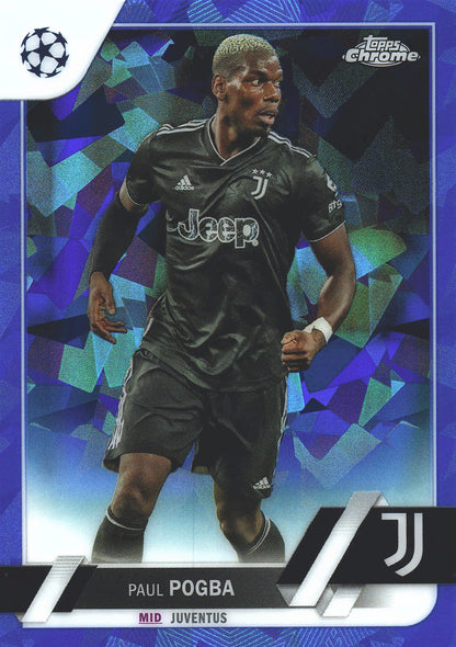 2022 Topps Chrome UCC Sapphire Paul Pogba #108 Juventus