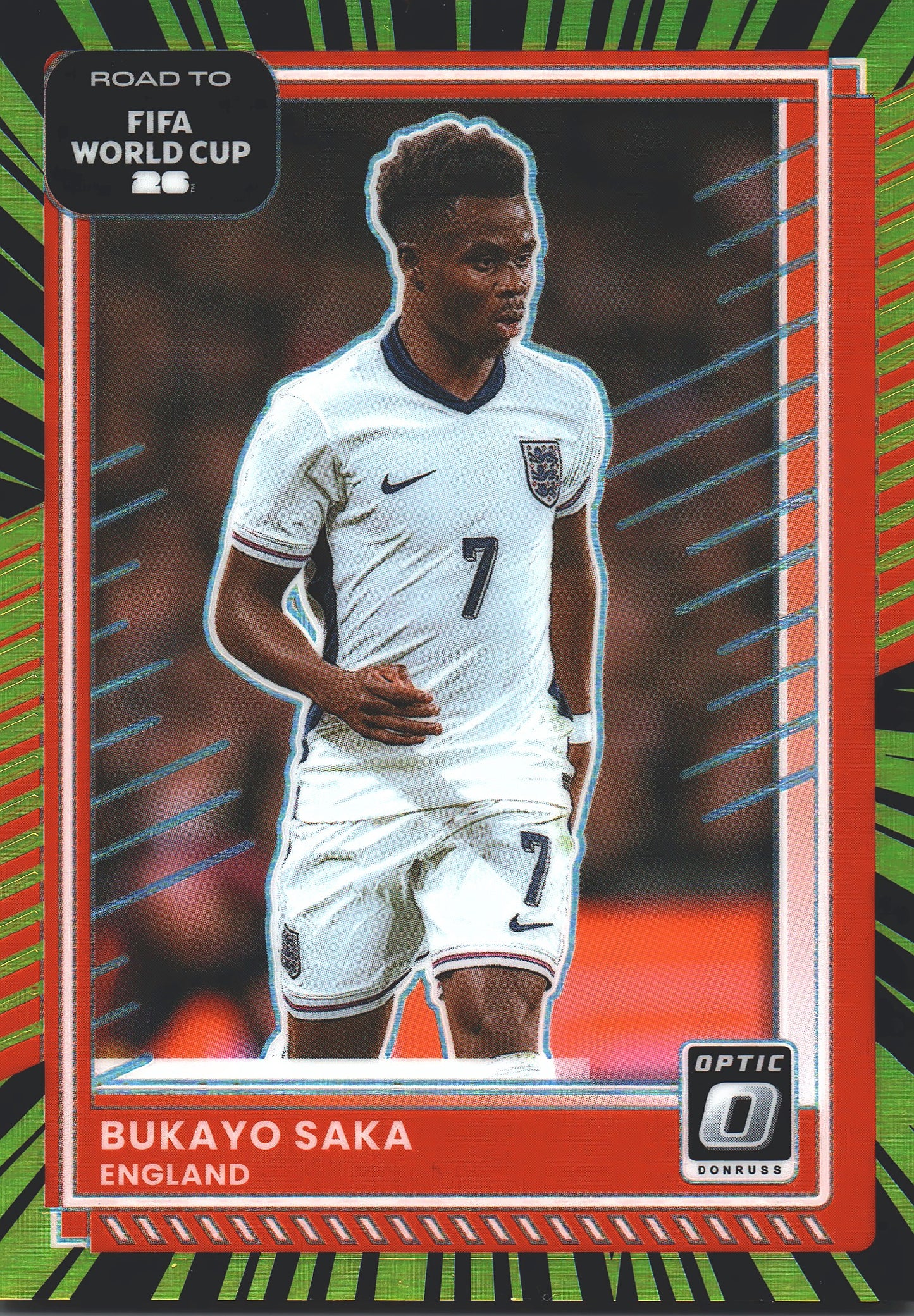 2025 Panini Donruss Optic World Cup Electricity /75 Bukayo Saka #65 England