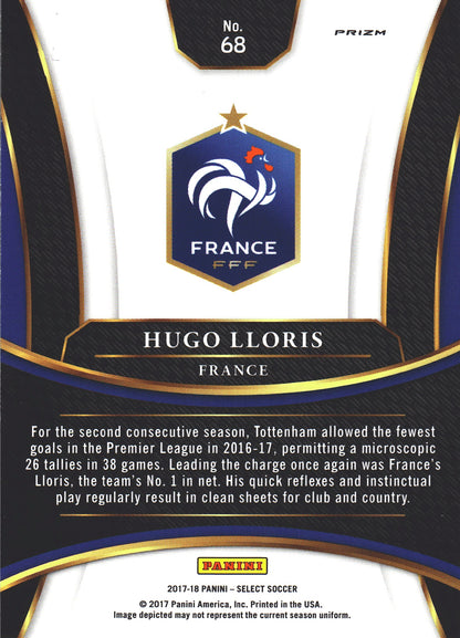 2017 Panini Select Checkerboard SP Hugo Lloris #68 France