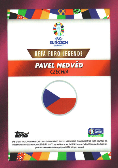 2024 Topps Curated Set Pink /25 Pavel Nedvěd Mourinho Legends Czech Republic
