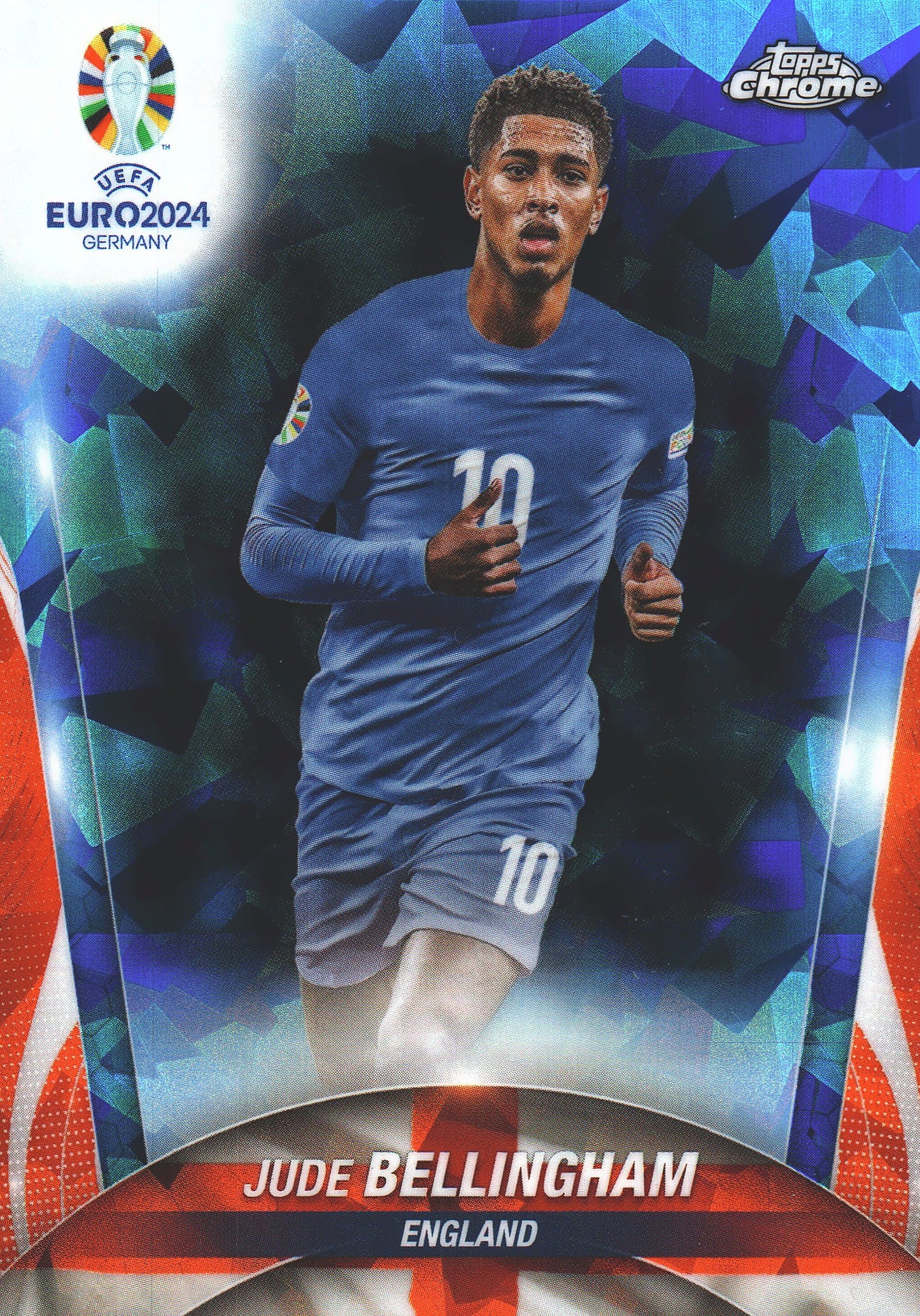 2024 Topps Chrome EURO Sapphire Jude Bellingham #147 England