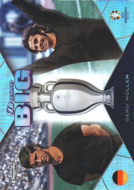 2024 Topps Chrome EURO Dream Big Gerd Müller #DB-10 Germany