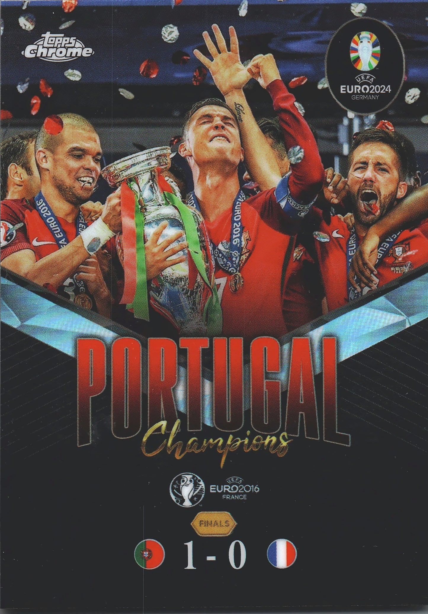 2024 Topps Chrome EURO Ultimate Showdown Portugal Champions 2016 #US-1