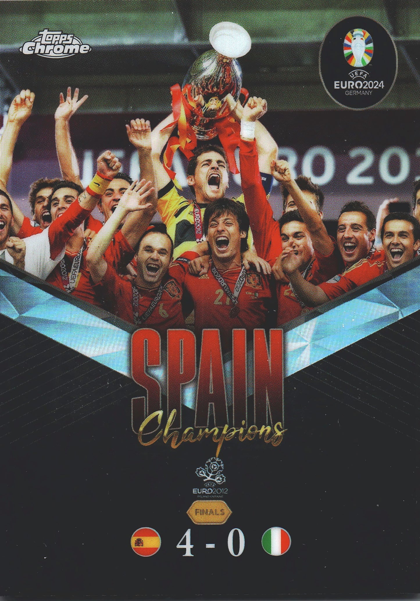 2024 Topps Chrome EURO Ultimate Showdown Spain Champions 2012 #US-5