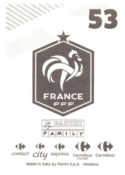 2018 Panini World Cup Stickers Gold Kylian Mbappé RC #53 France