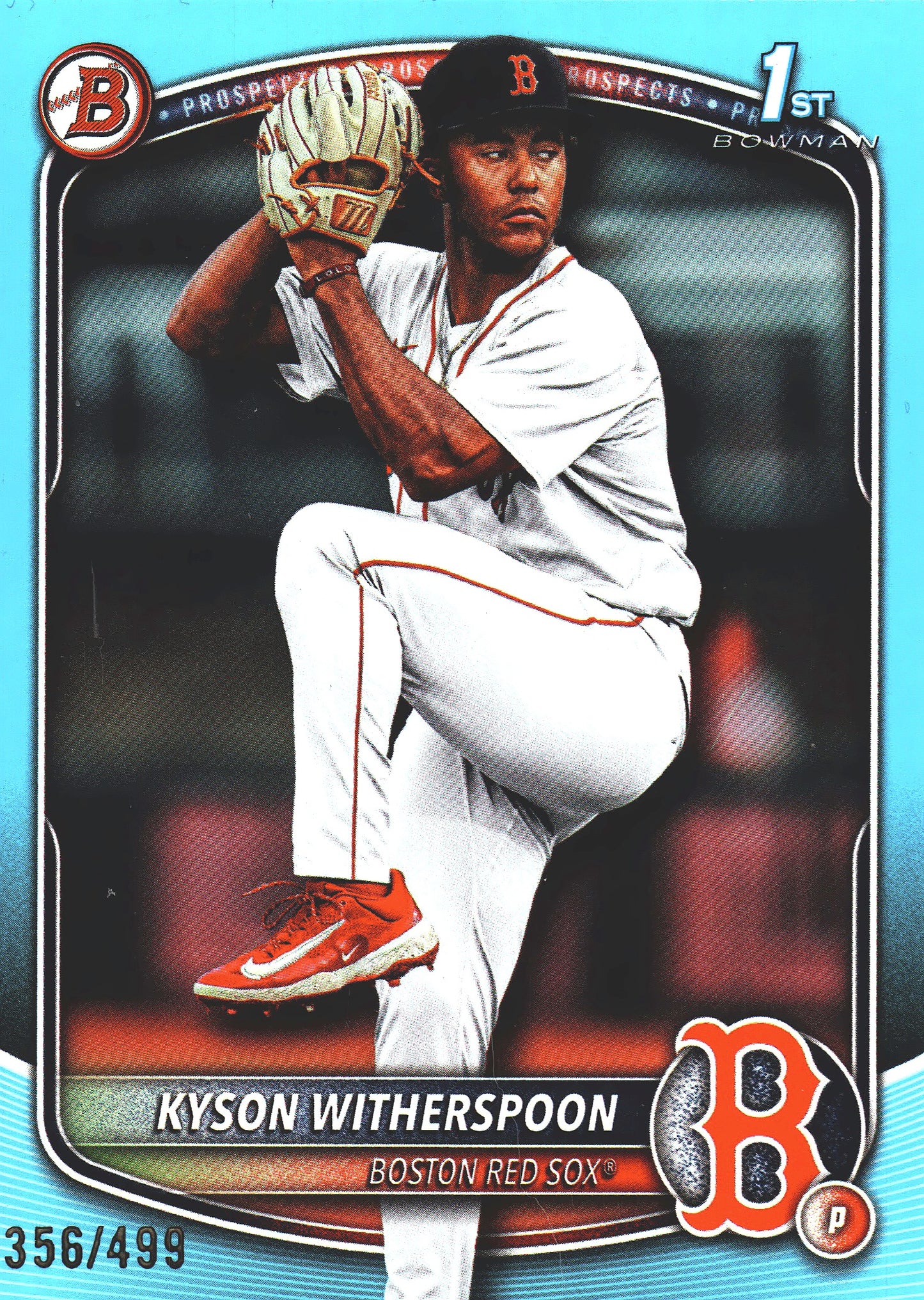 2025 Topps Bowman Draft Sky Blue /499 Kyson Witherspoon 1st #BD-29 Boston Red Sox