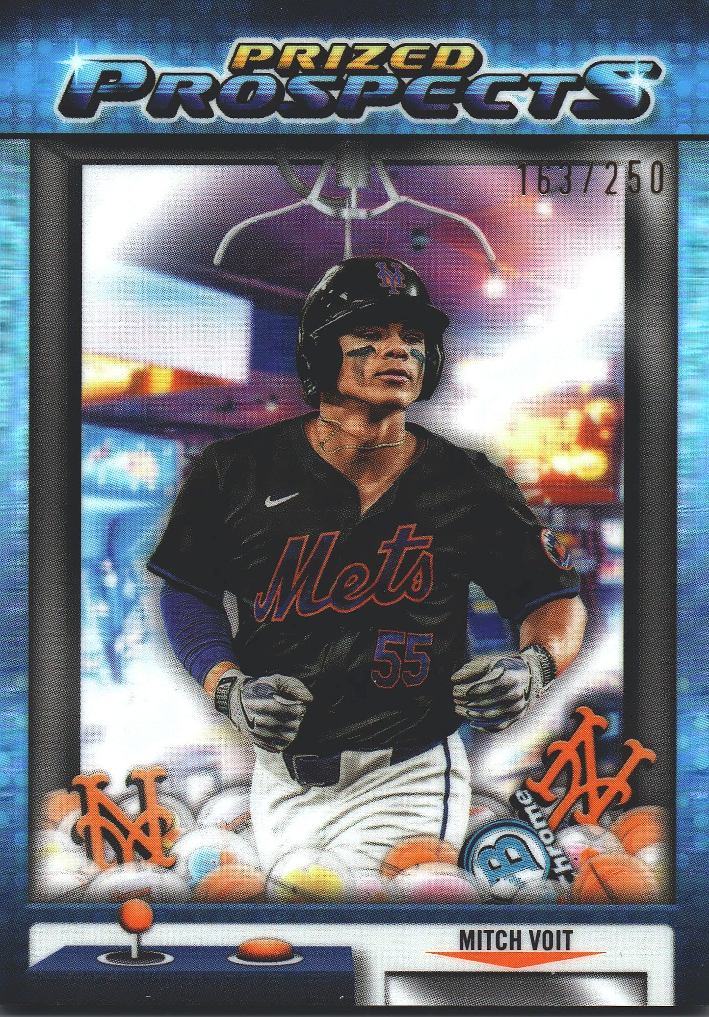 2025 Topps Bowman Draft /250 Mitch Voit #PP-10 New York Mets