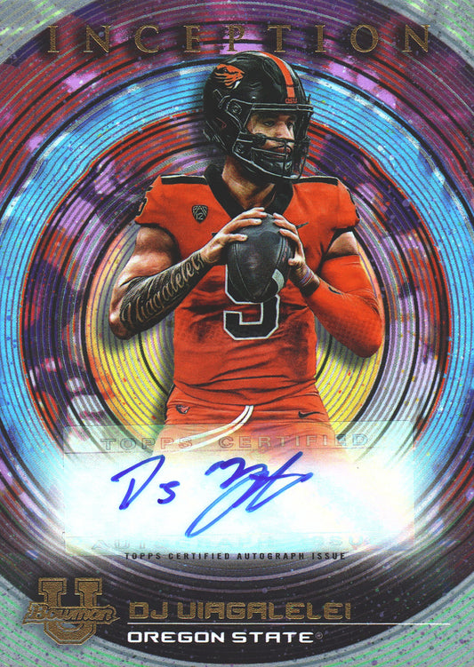 2023 Topps Bowman Inception Autograph DJ Uiagalelei #BIA-DU Oregon State Beavers