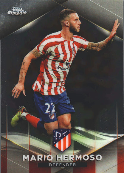 2022 Topps Chrome Set Mario Hermoso /75 #3 Atlético de Madrid