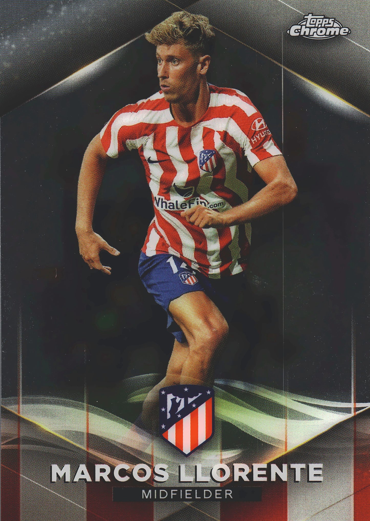2022 Topps Chrome Set Marcos Llorente /75 #8 Atlético de Madrid