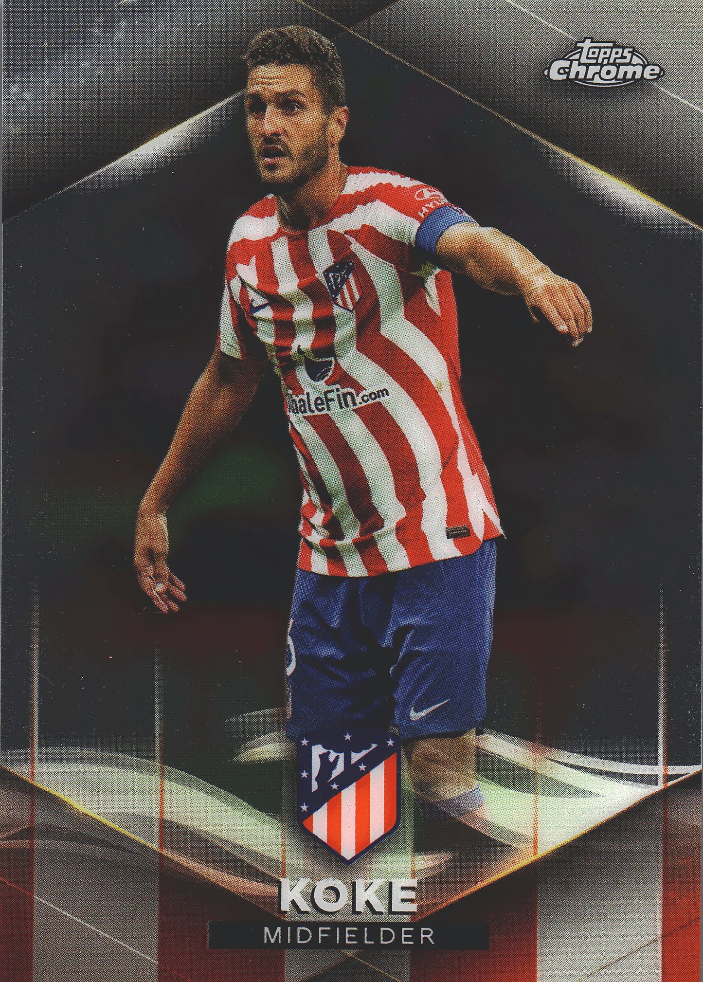 2022 Topps Chrome Set Koke /75 #9 Atlético de Madrid