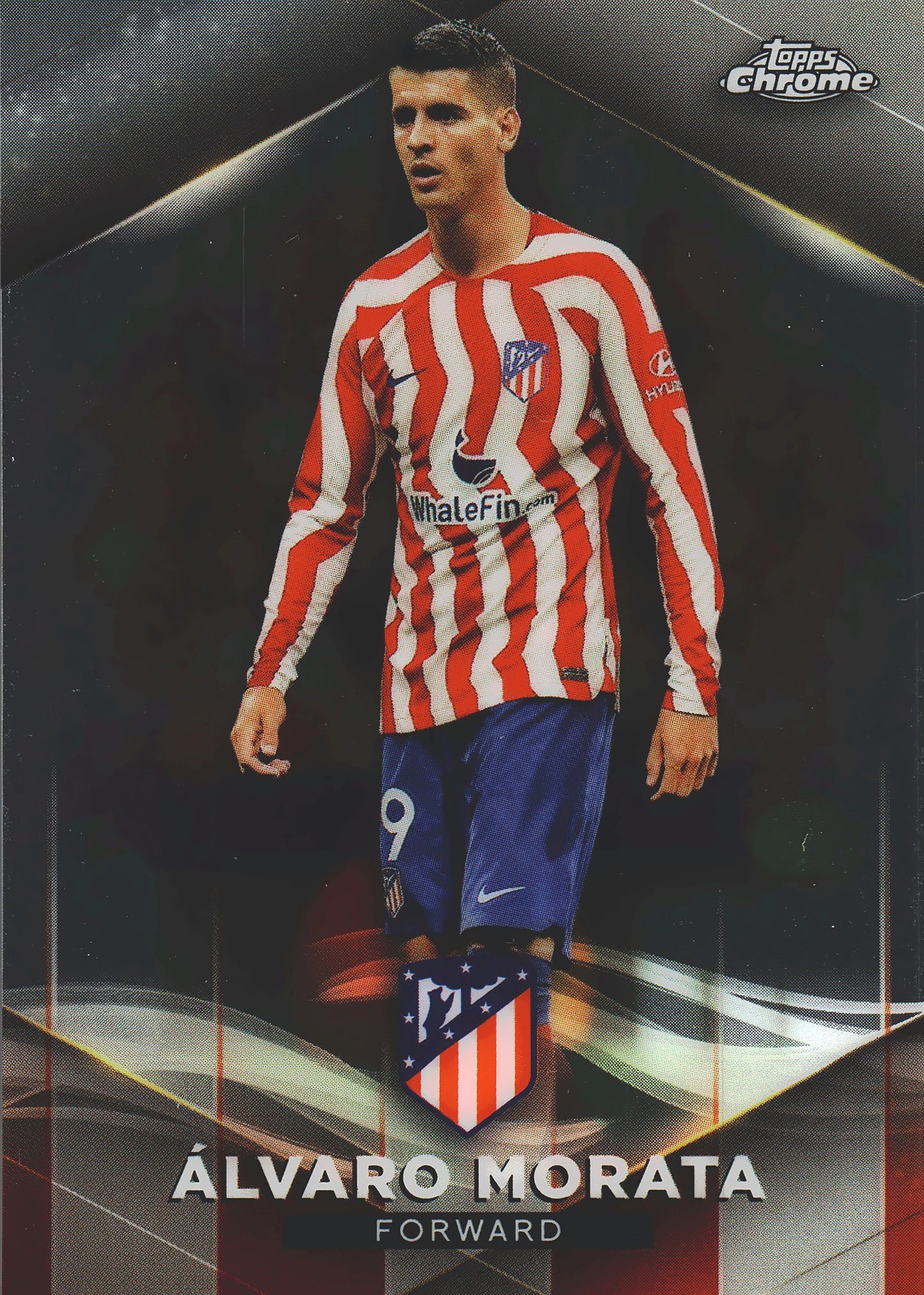 2022 Topps Chrome Set Álvaro Morata /75 #16 Atlético de Madrid