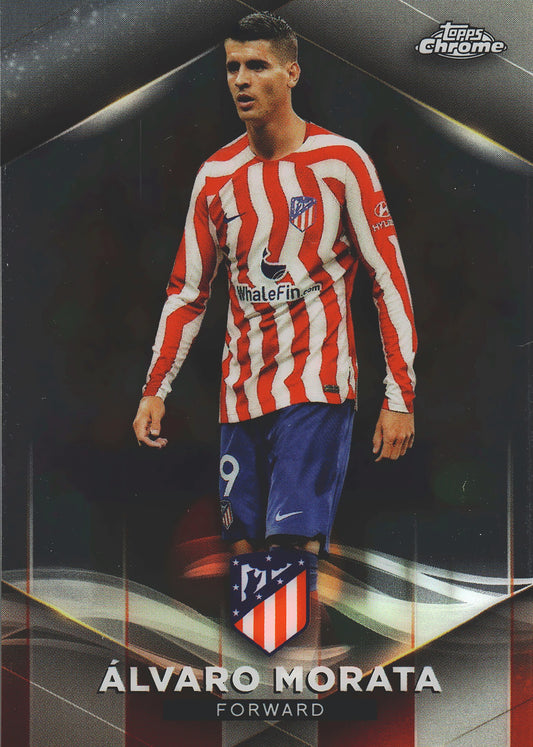 2022 Topps Chrome Set Álvaro Morata /75 #16 Atlético de Madrid