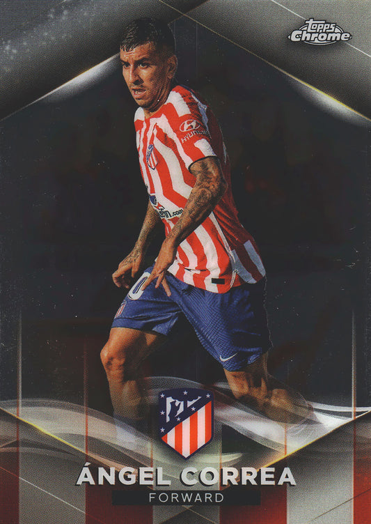 2022 Topps Chrome Set Ángel Correa /75 #17 Atlético de Madrid