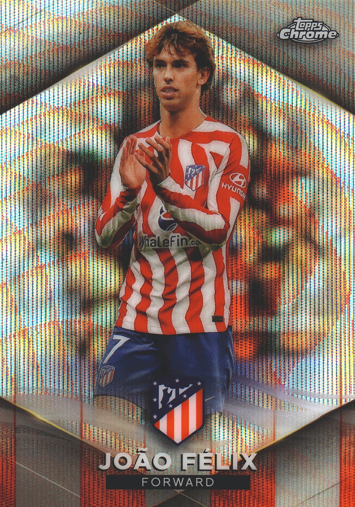 2022 Topps Chrome Set João Félix Wave /49 #18 Atlético de Madrid