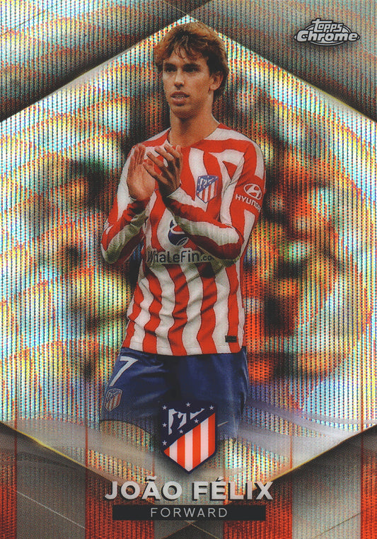2022 Topps Chrome Set João Félix Wave /49 #18 Atlético de Madrid