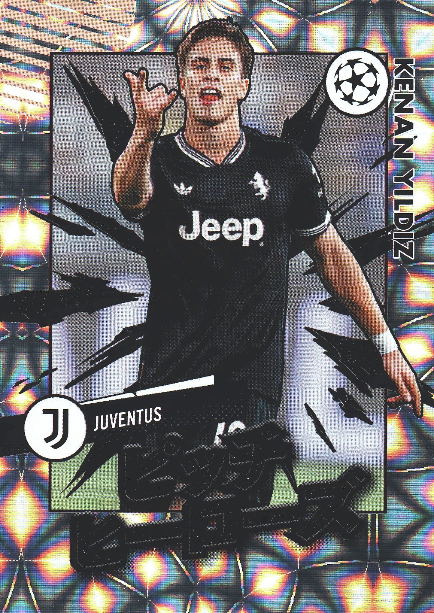 2025 Topps Flagship UCC Japan Pitch Heroes Kenan Yildiz #PH-9 Juventus