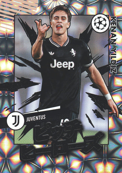 2025 Topps Flagship UCC Japan Pitch Heroes Kenan Yildiz #PH-9 Juventus