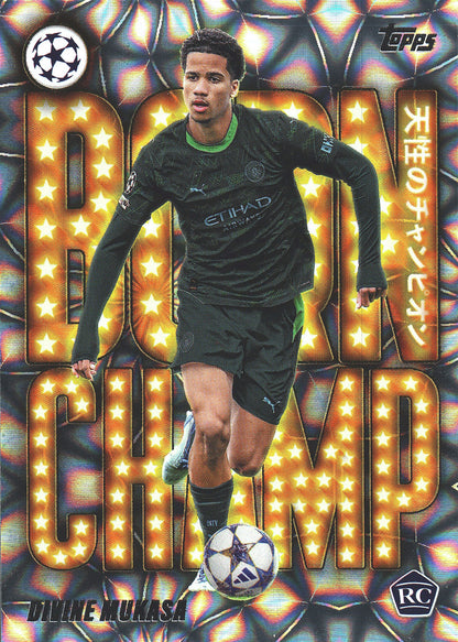 2025 Topps Flagship UCC Japan Sunflowers BCJ Divine Mukasa #BCJ-2 Manchester City