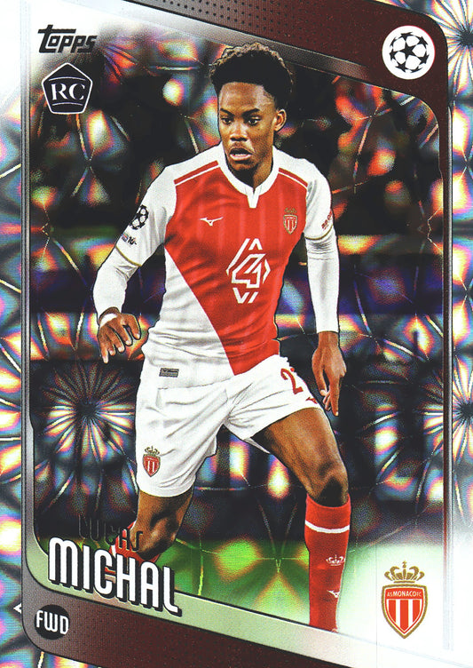 2025 Topps Flagship UCC Japan Sunflowers Lucas Michal RC #94 AS Monaco