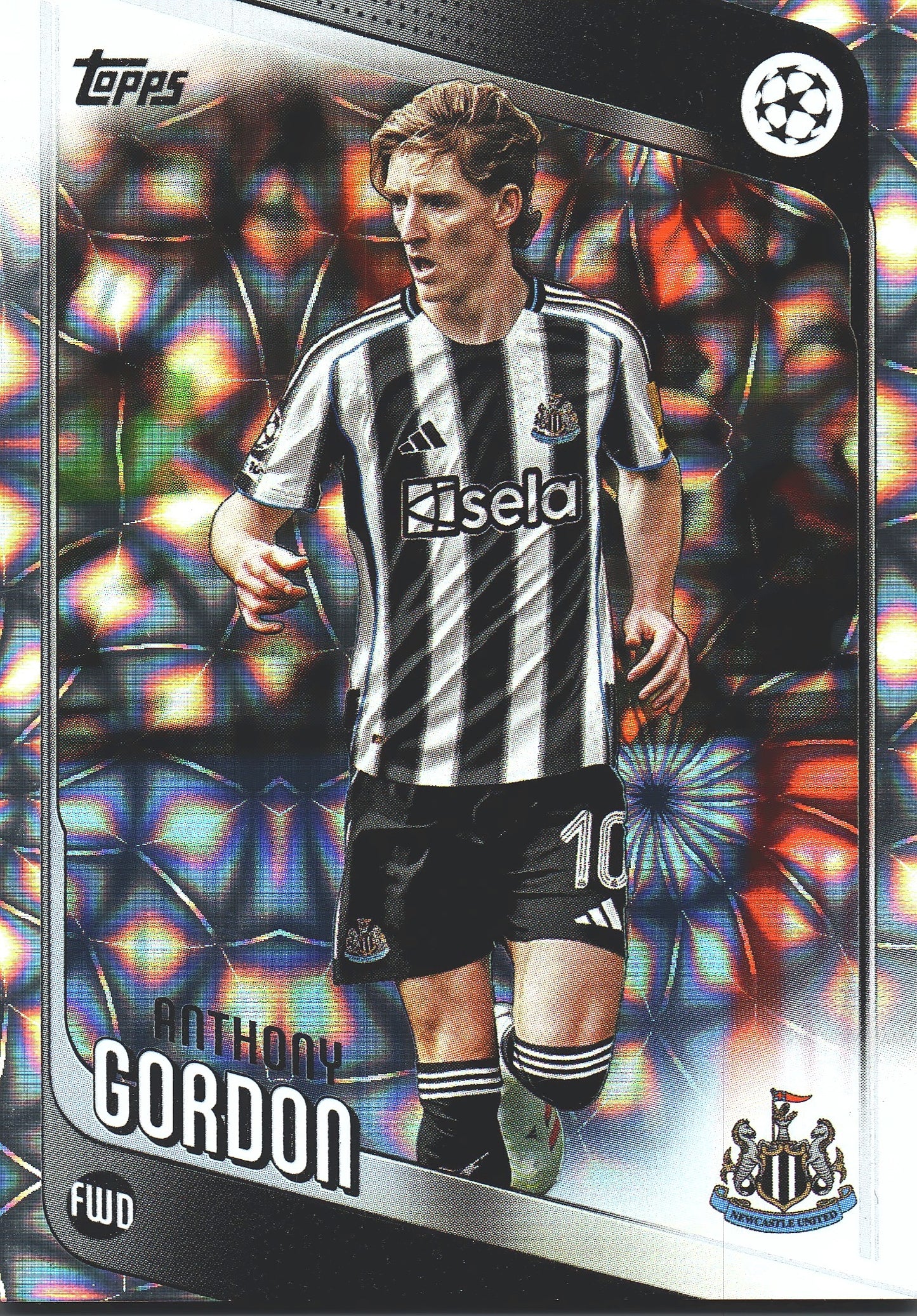 2025 Topps Flagship UCC Japan Sunflowers Anthony Gordon #159 Newcastle United