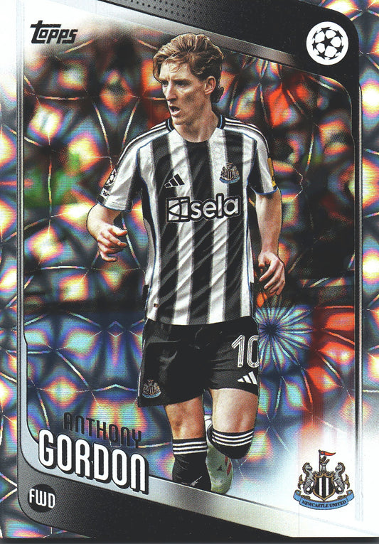 2025 Topps Flagship UCC Japan Sunflowers Anthony Gordon #159 Newcastle United