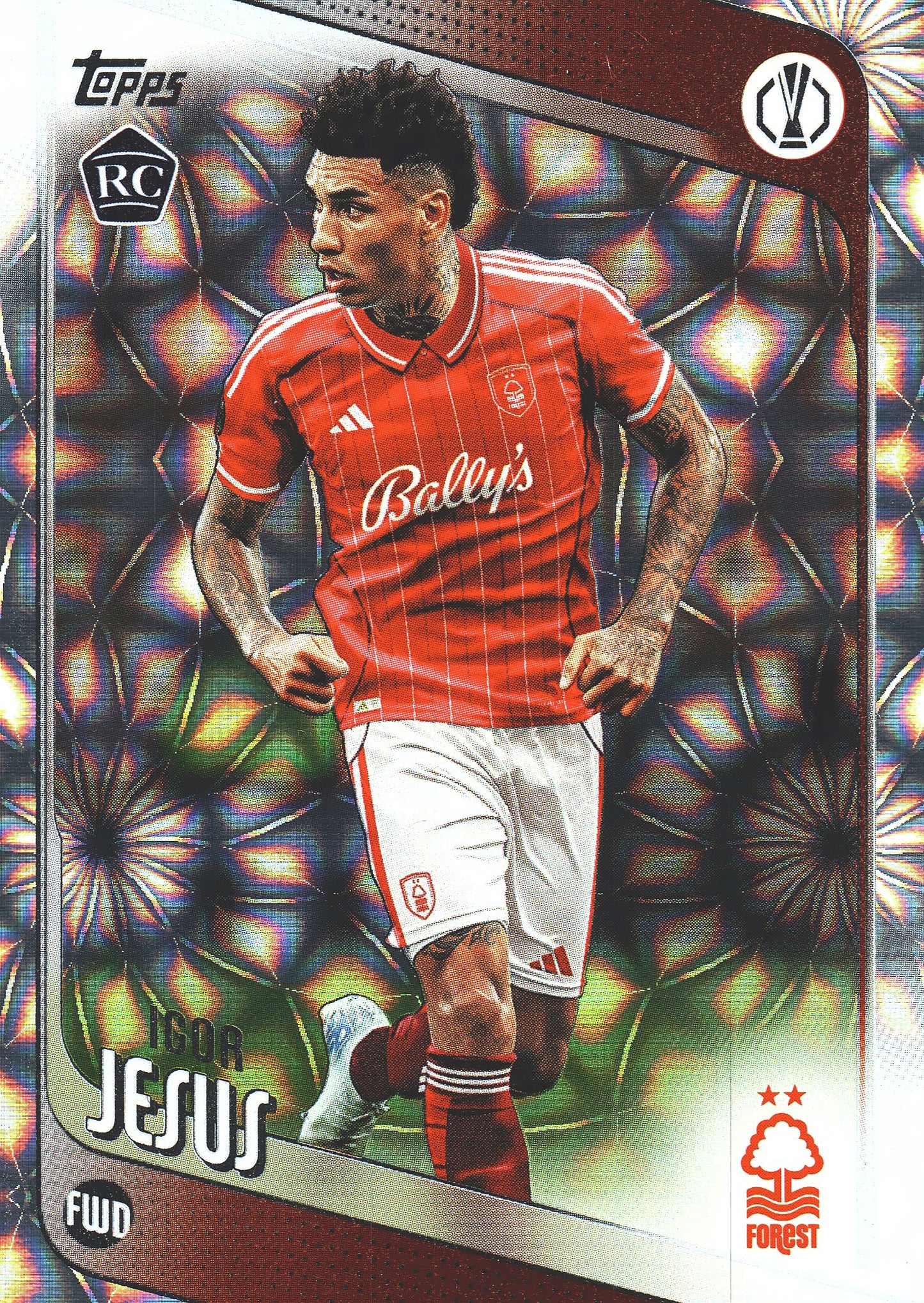 2025 Topps Flagship UCC Japan Sunflowers Igor Jesus RC #161 Nottingham Forest