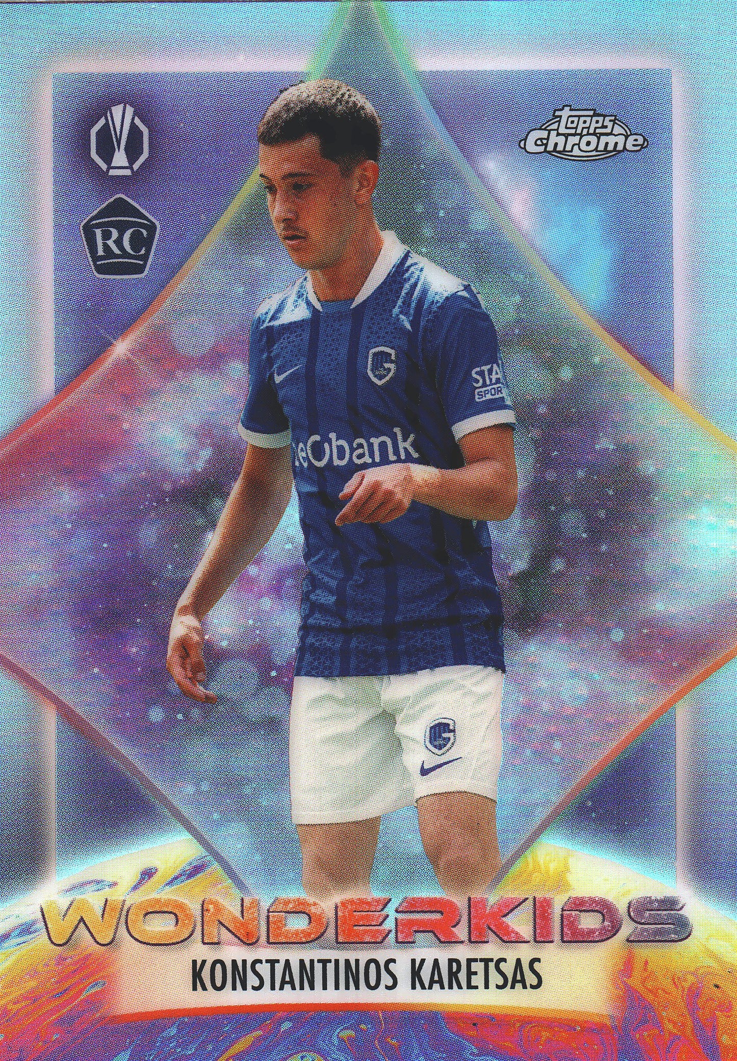 2025 Topps Chrome UCC Wonderkids Konstantinos Karetsas #WK-12 Genk