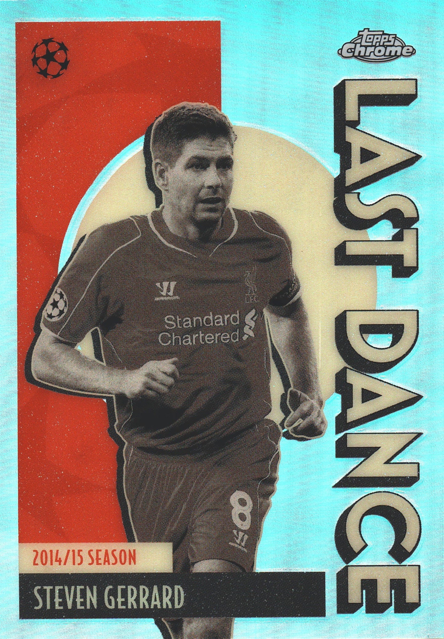 2025 Topps Chrome UCC Last Dance Steven Gerrard #LD-6 Liverpool