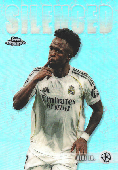 2025 Topps Chrome UCC Silenced Vini Jr. #SHH-8 Real Madrid