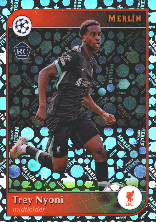 2024 Topps Chrome Merlin Vintage Trey Nyoni RC #98 Liverpool