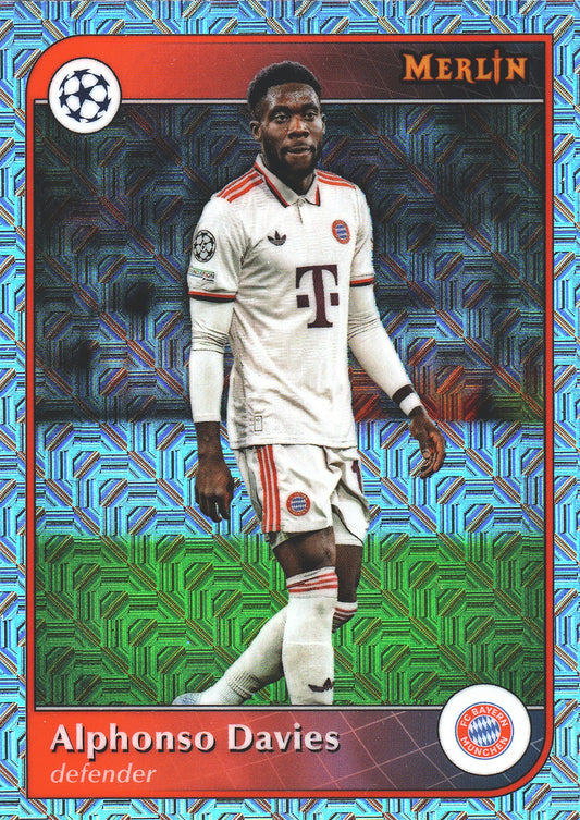 2024 Topps Chrome Merlin Mojo Alphonso Davies #67 Bayern Munich