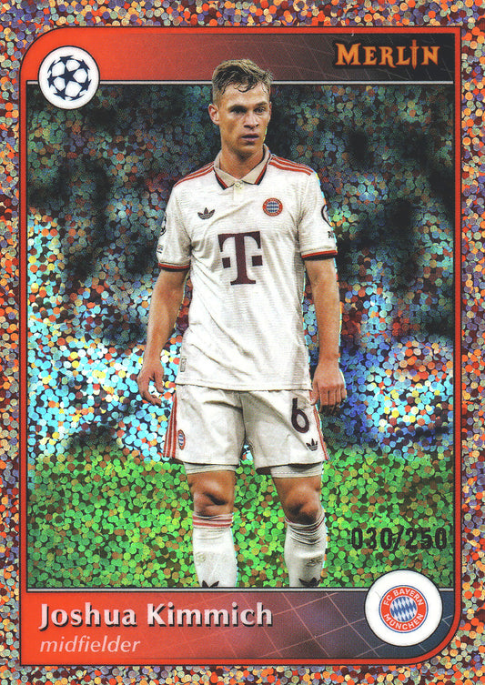 2024 Topps Chrome Merlin Rose Sparkle /250 Joshua Kimmich #143 Bayern Munich