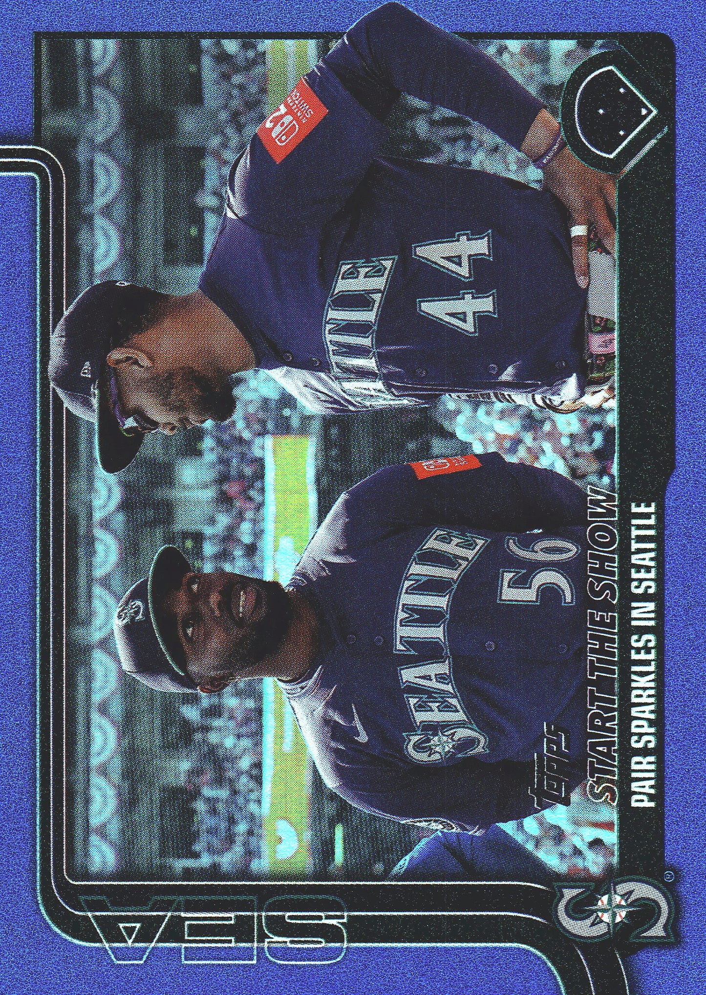 2025 Topps Series Update Start the Show Blue /150 #US244 Seattle Mariners