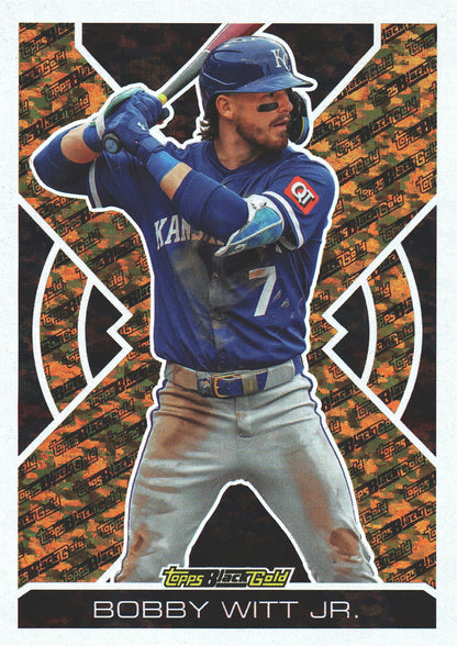 2025 Topps Update Black Gold Bobby Witt Jr. #BG-16 Kansas City Royals