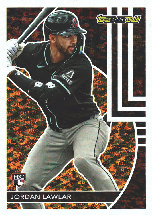 2024 Topps Update Black Gold Jordan Lawlar RC #BG-16 Arizona Diamondbacks
