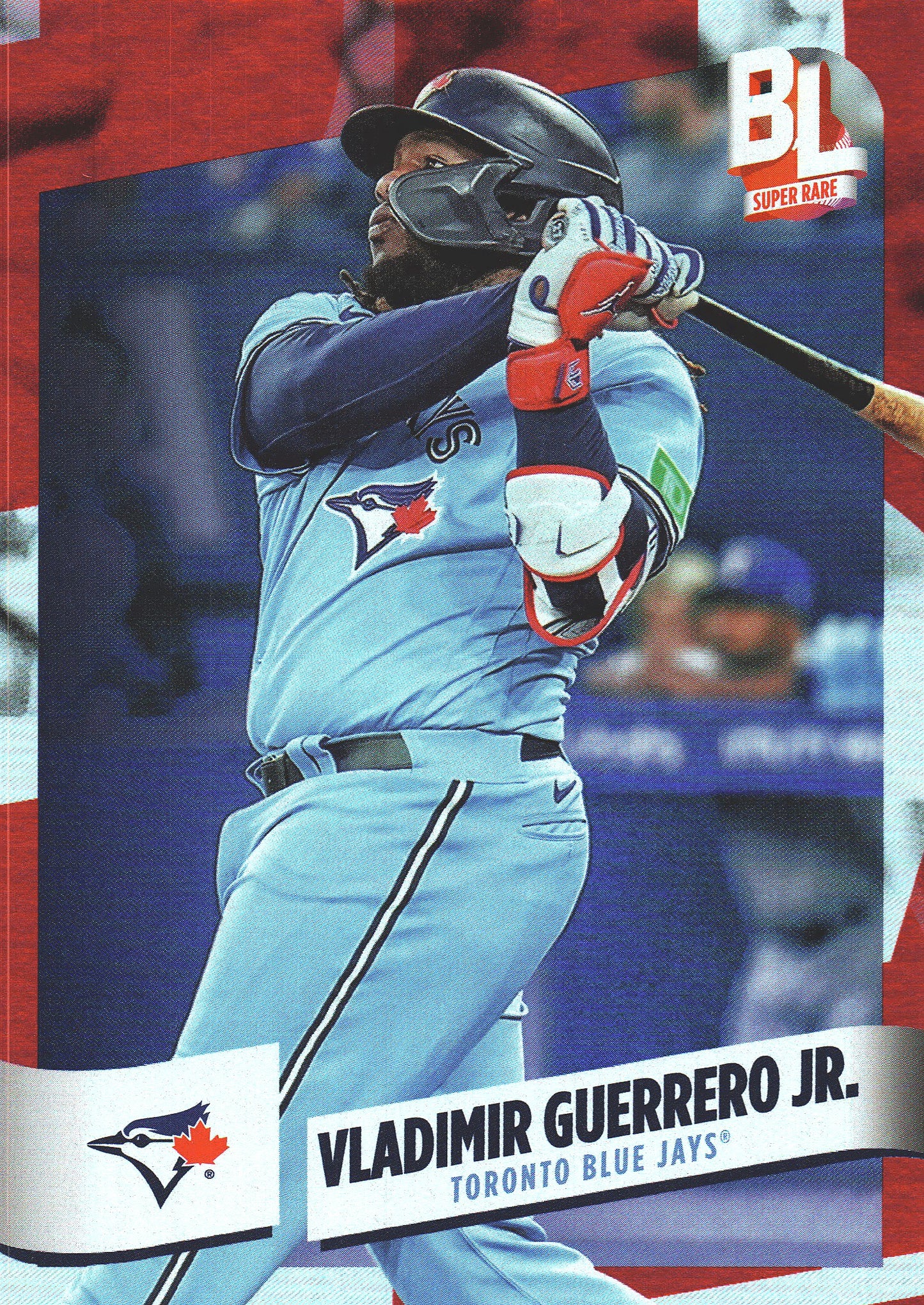 2024 Topps Big League Super Rare Red Foil Vladimir Guerrero Jr. #296 Toronto Blue Jays