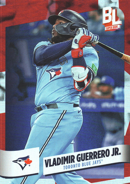 2024 Topps Big League Super Rare Red Foil Vladimir Guerrero Jr. #296 Toronto Blue Jays