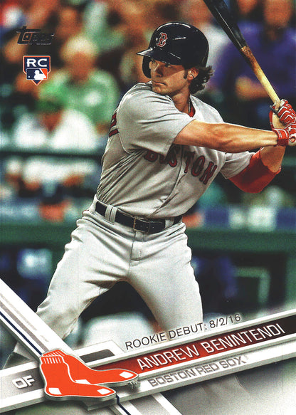 2017 Topps Series Update Andrew Benintendi #US-225 Boston Red Sox