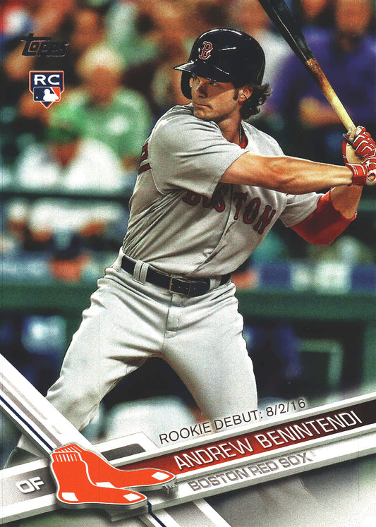 2017 Topps Series Update Andrew Benintendi #US-225 Boston Red Sox