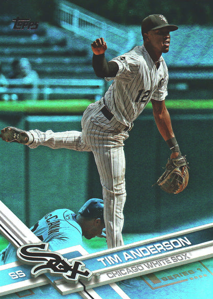 2017 Topps Series 1 Foil Tim Anderson #148 Chicago White Sox
