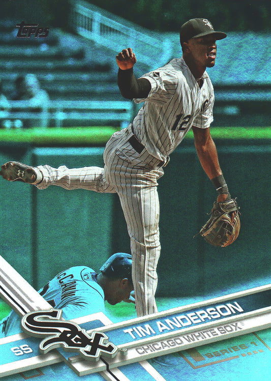 2017 Topps Series 1 Foil Tim Anderson #148 Chicago White Sox