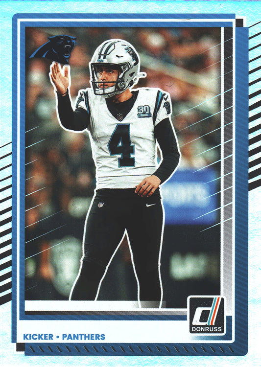 2025 Panini Donruss Elite No Name Eddy Pineiro #37 Carolina Panthers