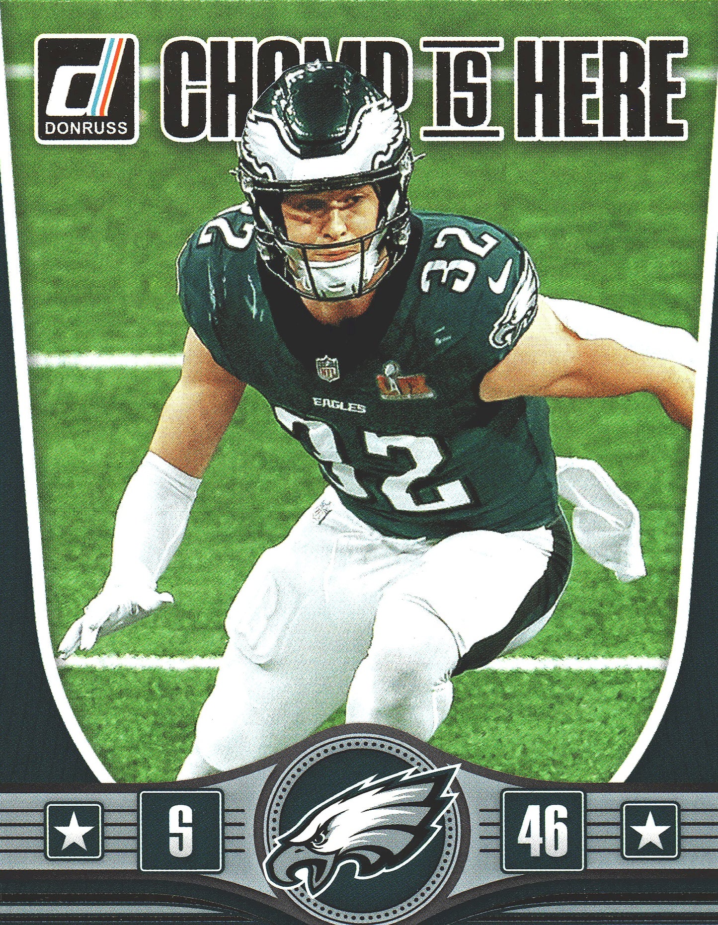 2025 Panini Donruss Champ Is Here Reed Blankenship #CIH-RBP Philadelphia Eagles